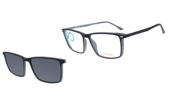 Belutti BEP 196 C1 Clip on męskie czarne