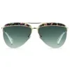 Marc Jacobs MARC 268/S M4R EQ Okulary Przeciwsłoneczne Aviator – Green Aqua