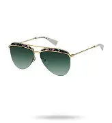 Marc Jacobs MARC 268/S M4R EQ Okulary Przeciwsłoneczne Aviator – Green Aqua