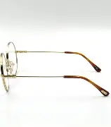 OPRAWKI DAMSKIE METALOWE ZŁOTE KÓŁKA TOM FORD TF5595 028