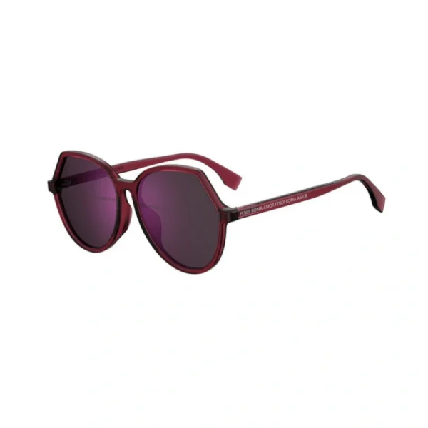 Fendi FF0397/F/S C9AXL Czerwone Okulary Damskie – Luksusowe Oprawki