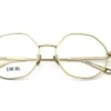 Dior GemDiorO R2U B000 Okulary Korekcyjne – Złota Metalowa Rama / Geometryczne Round