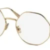 Dior GemDiorO R2U B000 Okulary Korekcyjne – Złota Metalowa Rama / Geometryczne Round