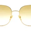 Isabel Marant IM0014/S 00106 Okulary Przeciwsłoneczne – Złota Metalowa Rama / Złota Gradientowa Soczewka