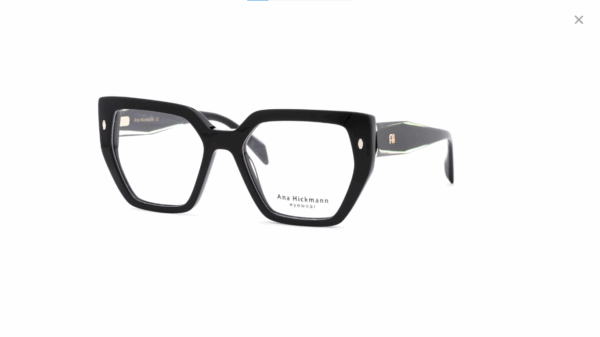 Ana Hickmann AH6559G A01 Okulary Korekcyjne – Czarna Geometryczna Oprawka