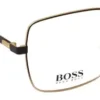 Hugo Boss BOSS 1163 0NZ Okulary Damskie – Czarno-Złote Oprawki Premium
