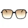 Guess GF6146 01F – Damskie okulary przeciwsłoneczne czarne z brązowym gradientem