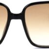 Guess GF6146 01F – Damskie okulary przeciwsłoneczne czarne z brązowym gradientem