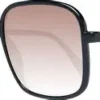 Guess GF6146 01F – Damskie okulary przeciwsłoneczne czarne z brązowym gradientem