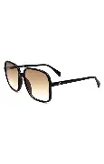 Guess GF6146 01F – Damskie okulary przeciwsłoneczne czarne z brązowym gradientem