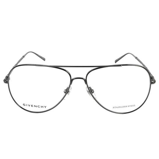 Givenchy GV0127 J5G – Damskie srebrne metalowe okulary korekcyjne