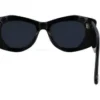 Lanvin LNV638S – Damskie czarne okulary przeciwsłoneczne Cat-Eye
