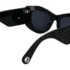 Lanvin LNV638S – Damskie czarne okulary przeciwsłoneczne Cat-Eye