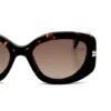 Marc Jacobs MJ 1099/S 086HA Okulary Przeciwsłoneczne – Havana / Brązowy Gradient