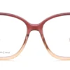 899 – Damskie różowe gradientowe okulary korekcyjne w kształcie motyla