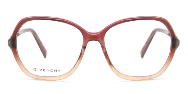 899 – Damskie różowe gradientowe okulary korekcyjne w kształcie motyla