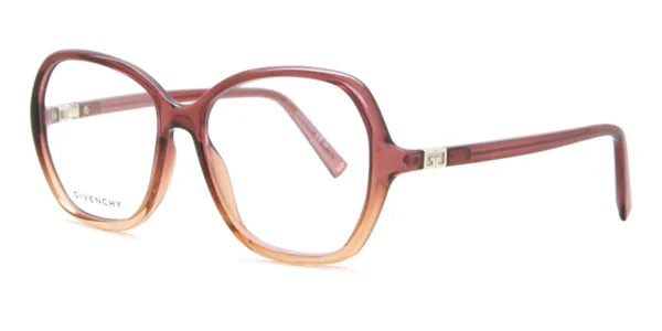 899 – Damskie różowe gradientowe okulary korekcyjne w kształcie motyla