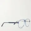 Dior InDior O A1I 3000 – oprawka okularowa transparentno-niebieska