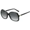 Givenchy GV7159/S 8079O – Damskie okulary przeciwsłoneczne czarno-złote, oversize kwadrat