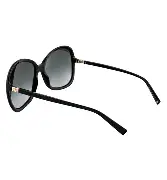 Givenchy GV7159/S 8079O – Damskie okulary przeciwsłoneczne czarno-złote, oversize kwadrat