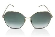 Givenchy GV7171/G/S – Damskie okulary przeciwsłoneczne ze złotą metalową oprawką