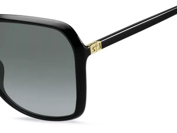 Givenchy GV7187/F/S 8079O – czarne damskie okulary przeciwsłoneczne