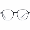 Ana Hickmann HI6225 H01 – damskie okulary korekcyjne czarne z transparentnym dołem, eleganckie i kobiece oprawki