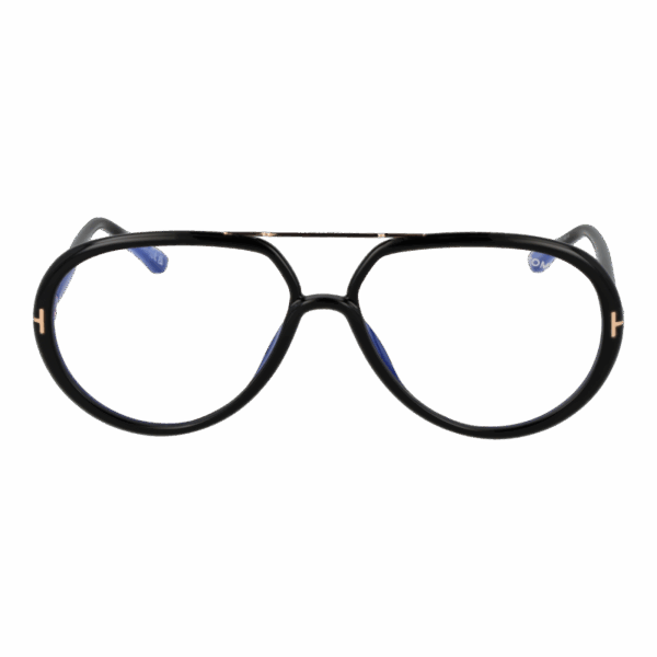 Tom Ford FT5838-B 001 57 – eleganckie oprawki z filtrem Blue-Filter