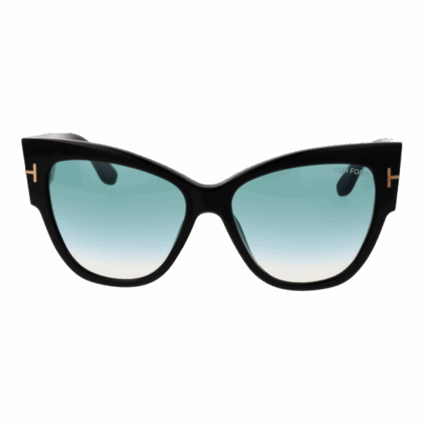 Tom Ford FT0371 01B 57 – eleganckie okulary przeciwsłoneczne