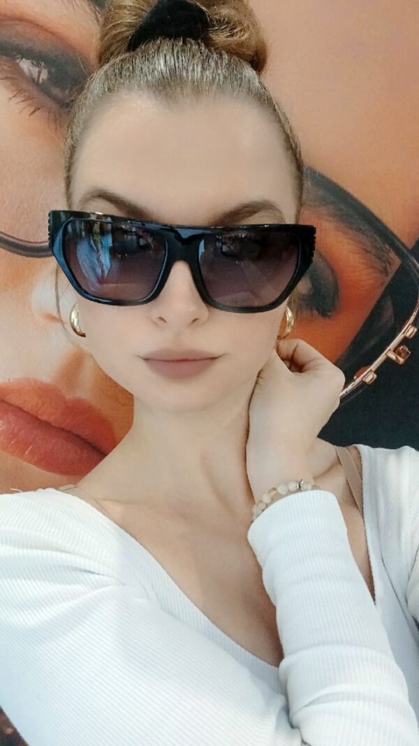 Guess GF6204 01B  Damskie okulary przeciwsłoneczne czarne