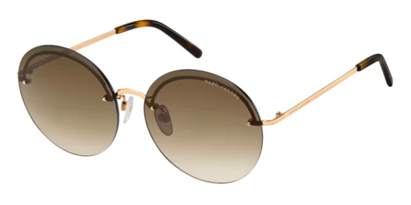 MARC 406 1 Marc Jacobs MARC 406/G/S 086HA – damskie okulary przeciwsłoneczne Havana z brązową soczewką gradientową