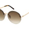 MARC 406 2 Marc Jacobs MARC 406/G/S 086HA – damskie okulary przeciwsłoneczne Havana z brązową soczewką gradientową