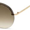MARC 406 3 Marc Jacobs MARC 406/G/S 086HA – damskie okulary przeciwsłoneczne Havana z brązową soczewką gradientową