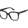 Marc Jacobs MJ1038 807 – damskie czarne okulary przeciwsłoneczne