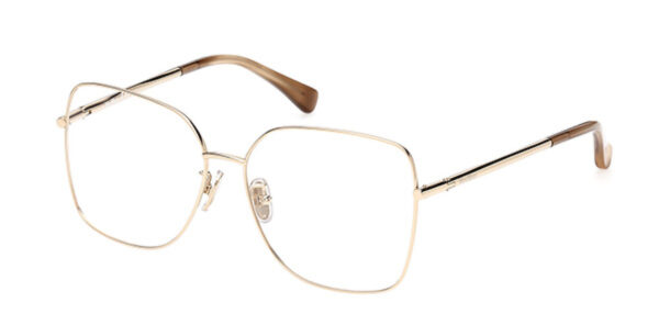 MaxMara MM5063-D 032 – Luksusowe okulary damskie w odcieniu pale gold