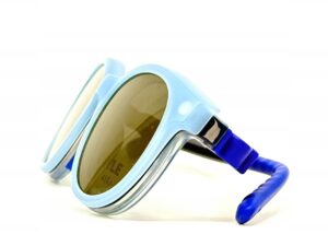 BRYLE Kids T1208 c3 okulary dziecięce elastyczne niebieskie chłopczyk nakładka