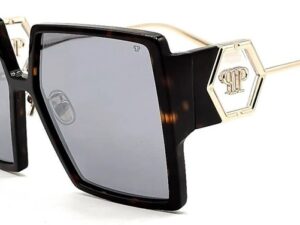Philipp Plein Diva SPP028 sunglasses 722X Tortoise/ Gray lenses 61 new