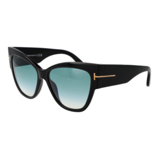 Tom Ford FT0371 01B 57 – eleganckie okulary przeciwsłoneczne