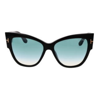 Tom Ford FT0371 01B 57 – eleganckie okulary przeciwsłoneczne