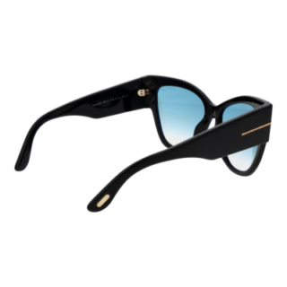 Tom Ford FT0371 01B 57 – eleganckie okulary przeciwsłoneczne