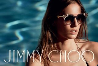 JIMMY CHOO RIVER/S BKU okulary przeciwsłoneczne