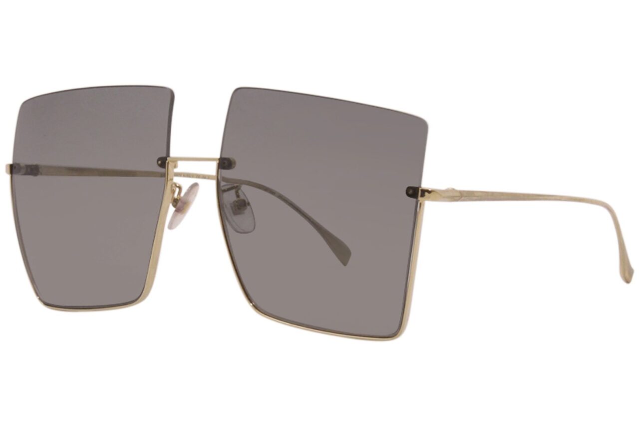 Okulary przeciwsłoneczne Fendi FF 0401/S J5G/IR damskie oversize złote – Bryle Optyk