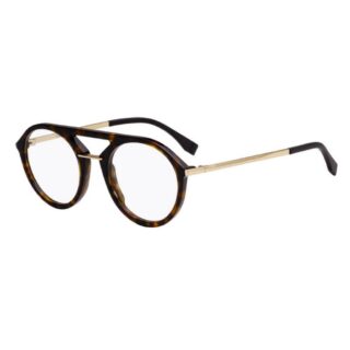 FENDI FF M0034 086 DARK HAVANA okulary korekcyjne damskie