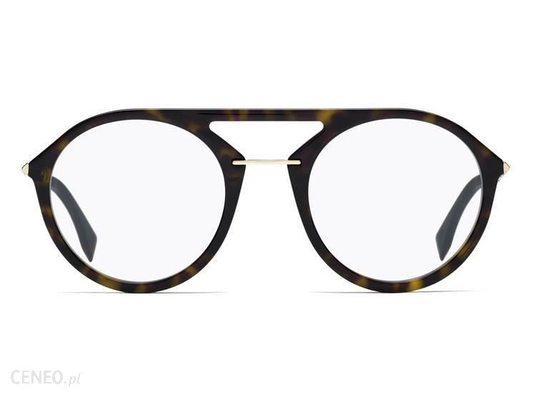 FENDI FF M0034 086 DARK HAVANA okulary korekcyjne damskie