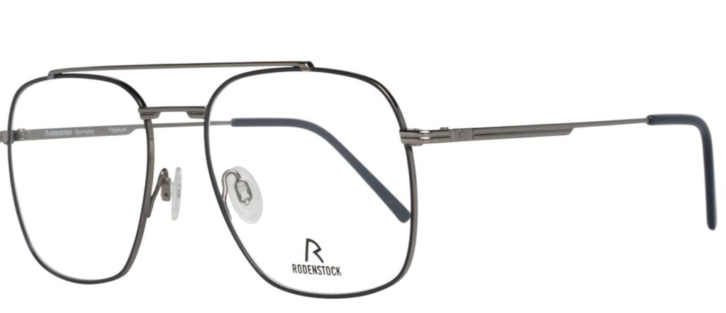 Rodenstock meskie okulary korekcyjne R7105 C 55 BRĄZOWE