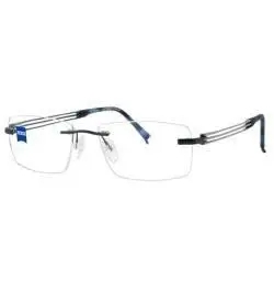 Okulary Zeiss ZS-60001 F090 korekcyjne meskie tytanowe wiercone