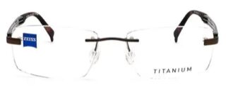 Okulary Zeiss ZS-60001 F090 korekcyjne meskie tytanowe wiercone